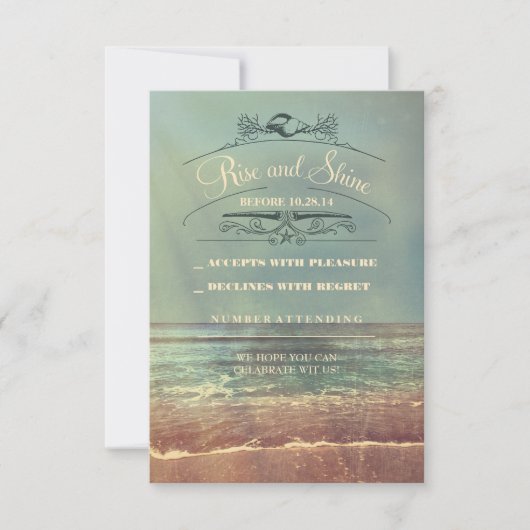 auto voor Christen RSVP Kaartje (Voorkant)