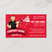  auto voor het wassen en reinigen van de druk visitekaartje (Voorkant)