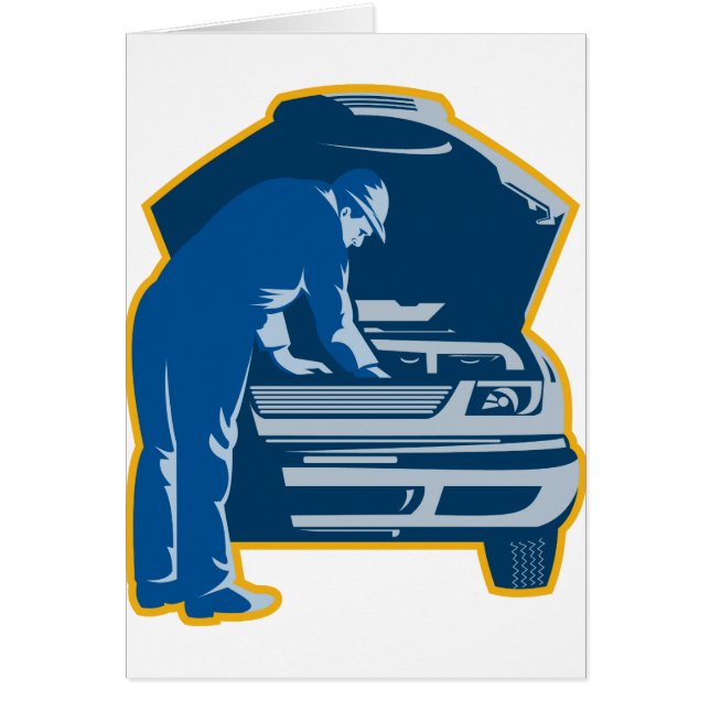 auto voor mechanische reparatie (Voorkant)