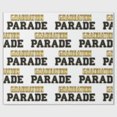 Auto Voorbij Diploma Parade Cadeaupapier (Vlak)