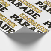 Auto Voorbij Diploma Parade Cadeaupapier (Hoek)
