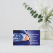 Auto voorkant uitzicht visitekaartje (Staand voorkant)