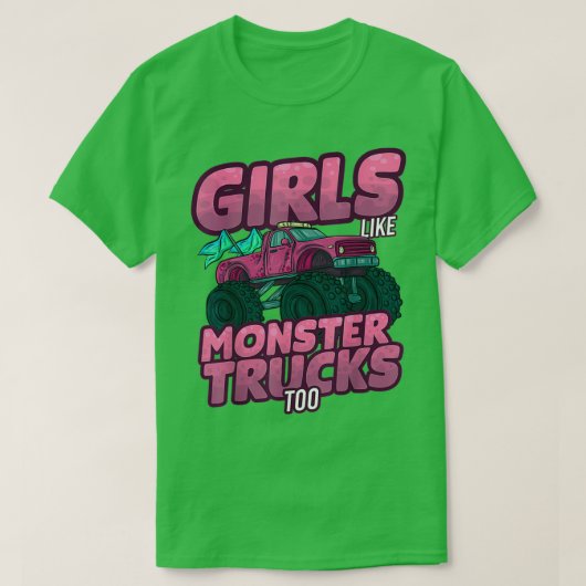Auto vrouw chauffeur Moeder Monster Truck Vrouwen T-shirt (Design voorkant)