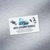 Auto was | Reinigingsproducten Magnetisch Visitekaartje (Voorbeeld)