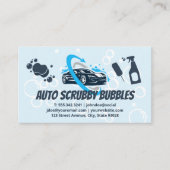 Auto was | Reinigingsproducten Visitekaartje (Voorkant)