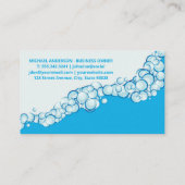 Auto Was | Zeepbellen Schoonmaakgereedschap Visitekaartje (Achterkant)