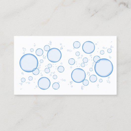 Auto Wash Detail Service Visitekaartje (Achterkant)