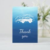 Auto Wash Details Service Auto Dank u Bedankkaart (Staand voorkant)