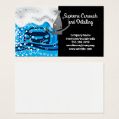 Auto Wash Service | Zeepbellen | Schone sproei Visitekaartje (Voorkant /achterkant)