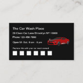 Auto-wasmachine Visitekaartje (Voorkant)