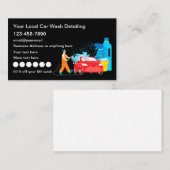 Auto-wasprogramma's met automatische vermelding va visitekaartje (Voorkant / Achterkant)