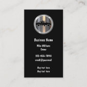 Auto-wasprogramma's van de auto visitekaartje (Voorkant)