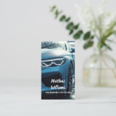 Auto Wassen Auto Detail Visitekaartje (Staand voorkant)