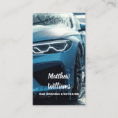 Auto Wassen Auto Detail Visitekaartje (Voorkant)