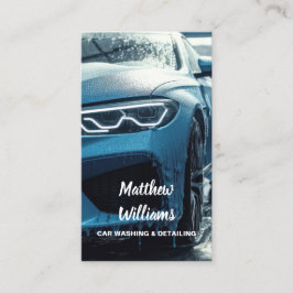 Auto Wassen Auto Detail Visitekaartje