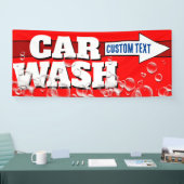  Auto Wassen Bold Bubbly Adverteren Spandoek (Beurs)