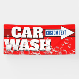  Auto Wassen Bold Bubbly Adverteren Spandoek