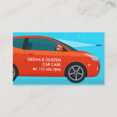 Auto Wassen Detailing Visitekaartje (Voorkant)