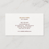 Auto wassen details, Automotive Visitekaartje (Achterkant)