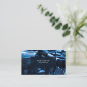 Auto Wassen Details Visitekaartje (Staand voorkant)