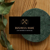 Auto wassen en detailleren Mechanische Service Too Visitekaartje