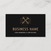 Auto wassen en detailleren Mechanische Service Too Visitekaartje (Voorkant)