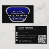 Auto Wassen Mobiel Auto Detailing Automotive Reini Visitekaartje (Voorkant / Achterkant)
