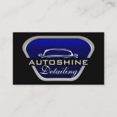 Auto Wassen Mobiel Auto Detailing Automotive Reini Visitekaartje (Voorkant)