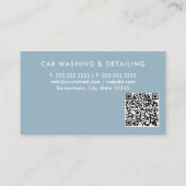 Auto Wassen Professionele Auto Detailing Automobie Visitekaartje (Achterkant)
