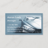 Auto Wassen Professionele Auto Detailing Automobie Visitekaartje (Voorkant)