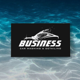 Auto Wassen Professionele Auto Detailing Automobie Visitekaartje