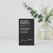 Auto Wassen Professionele Auto Detailing Automobie Visitekaartje (Staand voorkant)