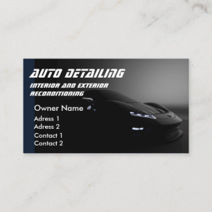 Auto Wassen Professionele Auto Detailing QR Code Visitekaartje