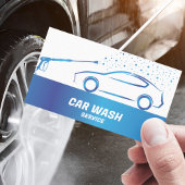 Auto Wassen Service Druk Wassen Auto Detail Visitekaartje