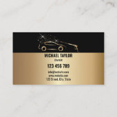 Auto Wassen Service Druk Wassen Auto Detail Visitekaartje (Achterkant)