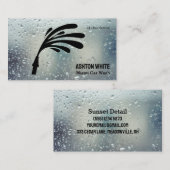 Auto wassen visitekaartje (Voorkant / Achterkant)