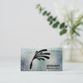 Auto wassen visitekaartje (Staand voorkant)