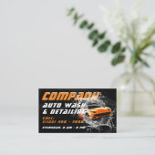 Auto water spat moderne auto visitekaartje (Staand voorkant)