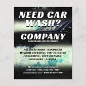 Auto waterspat automotive  flyer (Voorkant)