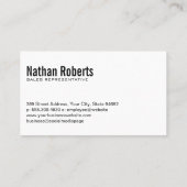 Auto Wegen Service Logo | Garage van de monteur Visitekaartje (Achterkant)