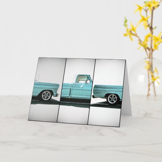 Auto-Wenskaarten Kaart (Gele Bloem)