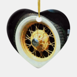Auto Wiel Close-up Keramisch Ornament