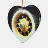 Auto Wiel Close-up Keramisch Ornament (Links)