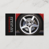 Auto Wiel Ontwerp, Auto Dealer Visitekaartje (Voorkant)