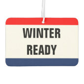 Auto Winter Ready Promo Signaal  Luchtverfrisser (Achterkant)