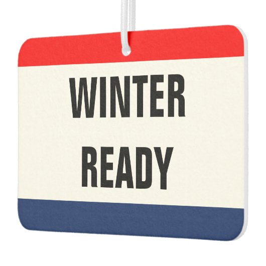 Auto Winter Ready Promo Signaal  Luchtverfrisser (Links)