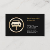 Auto Workshop Jack Icon Auto Mechanisch Visitekaar Visitekaartje (Voorkant)