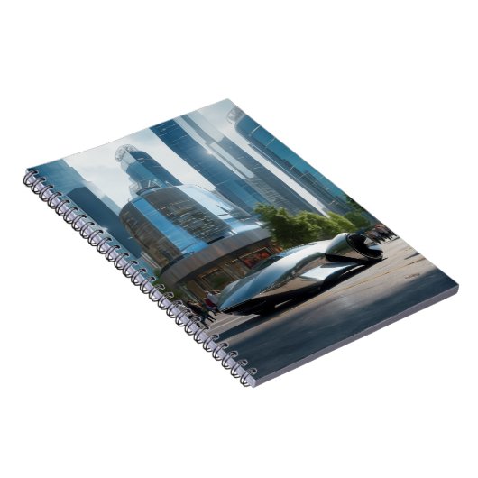 Auto Wow! Futuristische auto Notitieboek (Rechterzijde)