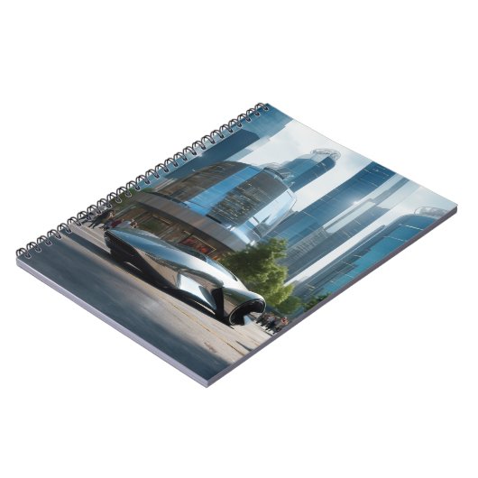 Auto Wow! Futuristische auto Notitieboek (Linkerzijde)