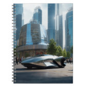 Auto Wow! Futuristische auto Notitieboek (Voorkant)